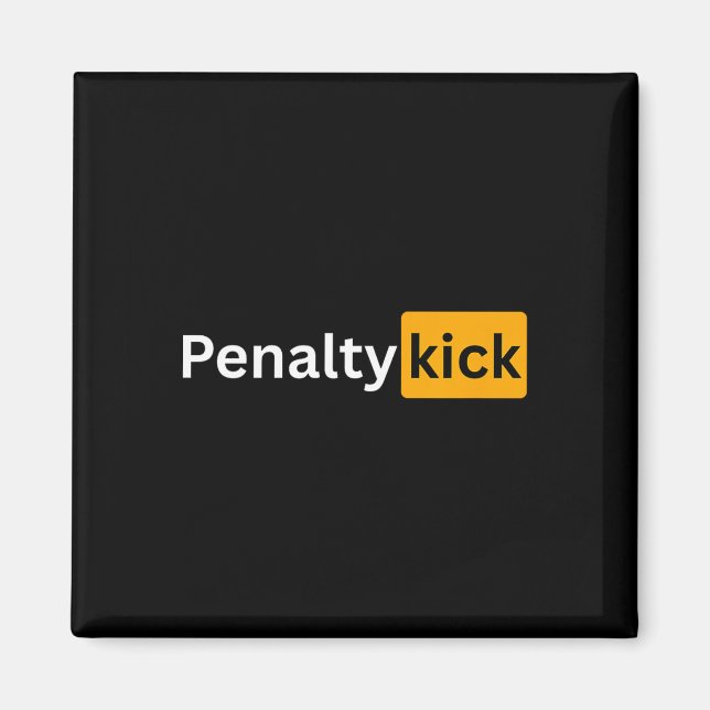 Imã Presentes de Futebol Y - Chute de Penalidade  (Frente)