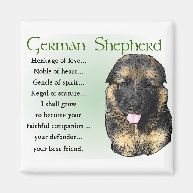 Imã Presentes de german shepherd (Frente)