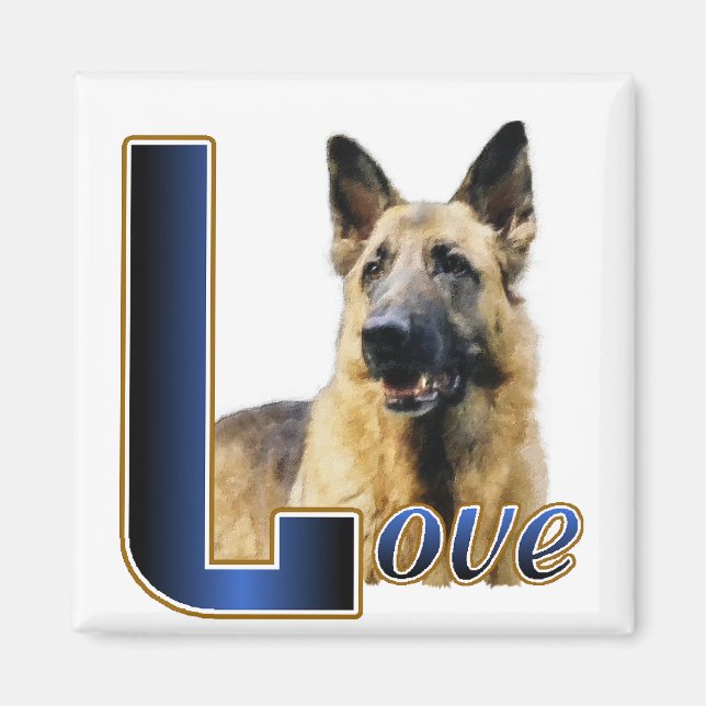 Imã Presentes de german shepherd (Frente)