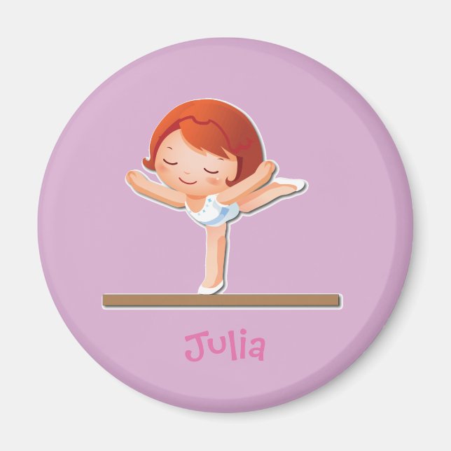 Imã Presentes de ginástica personalizados (Frente)