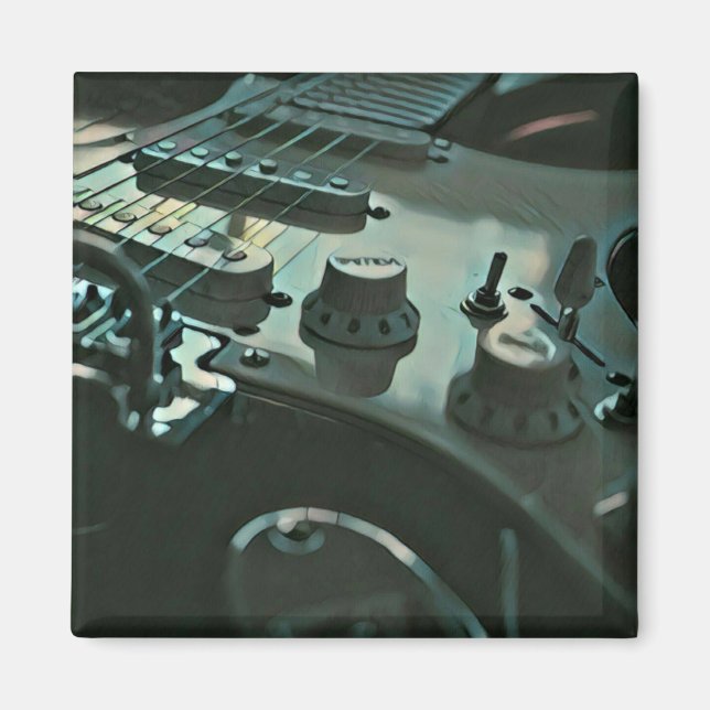 Imã Presentes de guitarra para namorado (Frente)