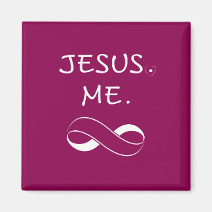 Imã Presentes de Ímã Cristão Jesus Me Infinity