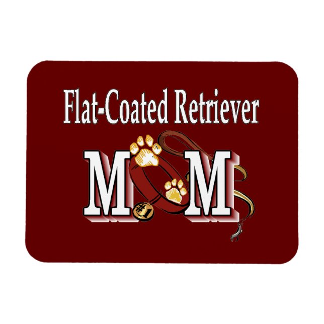 Ímã Presentes De Mãe De Retriever Revestidos Planos (Horizontal)