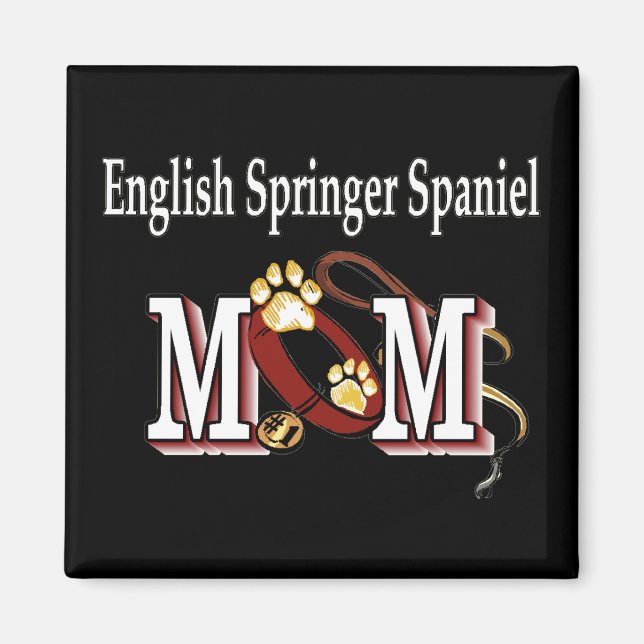 Imã Presentes de Mãe do English Springer Spaniel (Frente)
