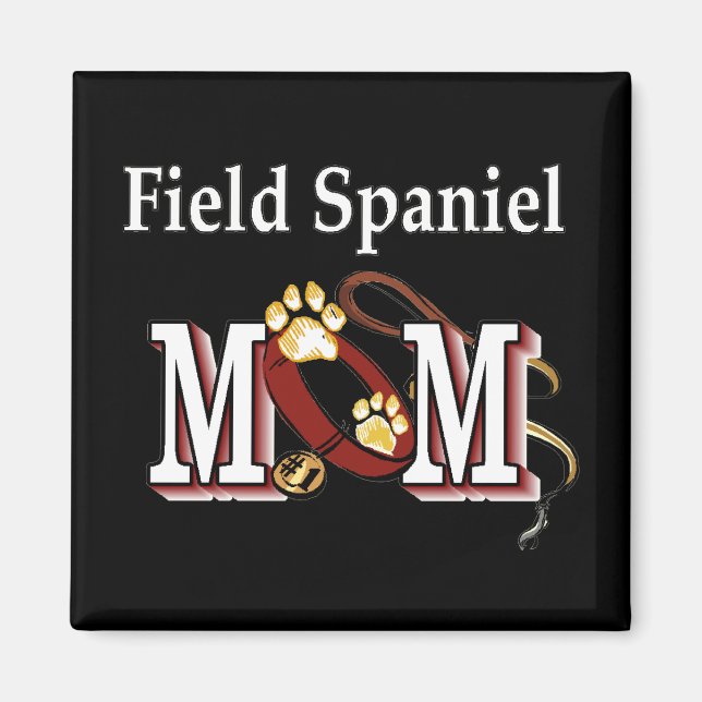 Imã Presentes de Mãe Field Spaniel (Frente)