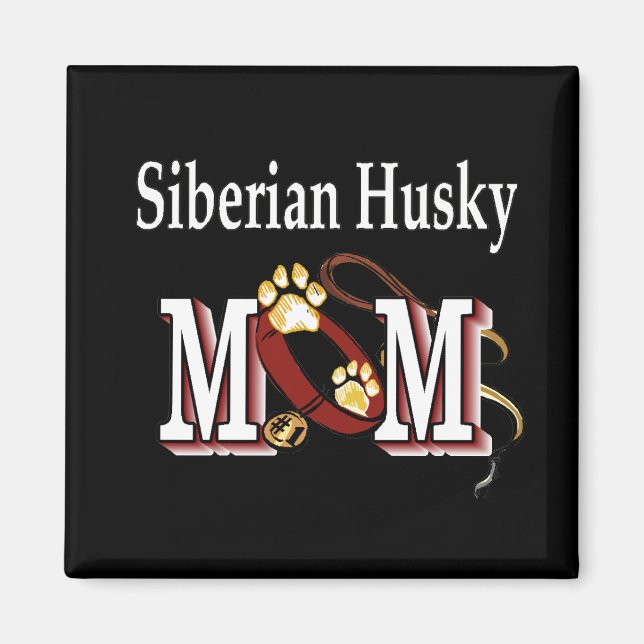 Imã Presentes de Mãe Siberiana Husky (Frente)