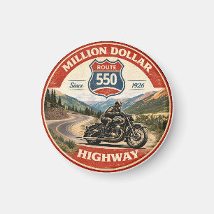 Imã Presentes de motocicleta da Million Dollar Highway