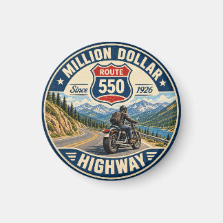 Imã Presentes de motocicleta da Million Dollar Highway