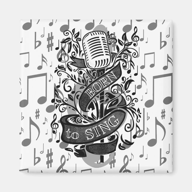 Imã Presentes de nascer a Cante para casa (Frente)