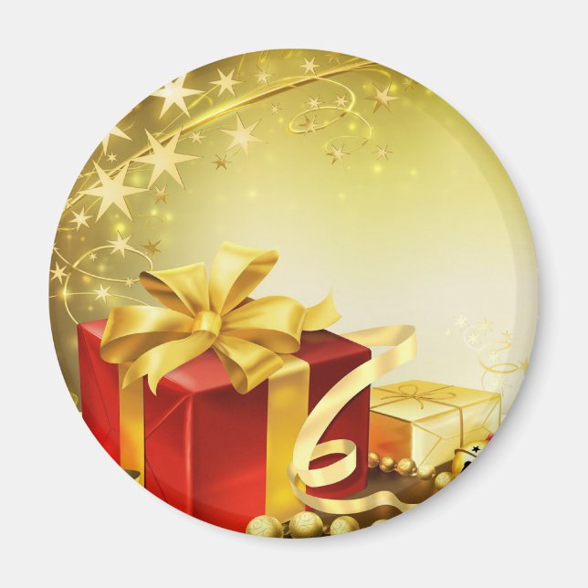 Imã Presentes de Natal (Frente)