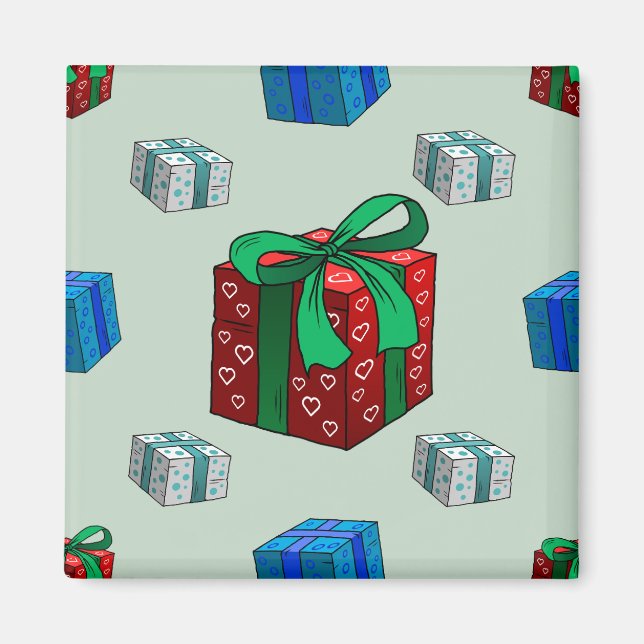 Imã Presentes de Natal (Frente)