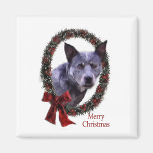 Imã Presentes de Natal de Cães de Bovinos Australiano