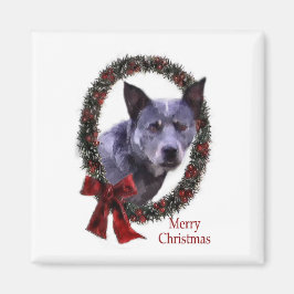 Imã Presentes de Natal de Cães de Gado Australianos