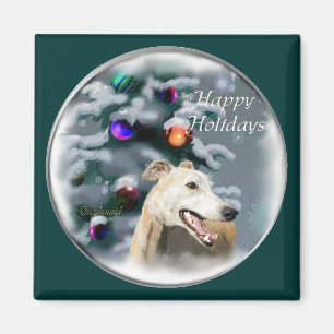 Imã Presentes de Natal de Greyhound