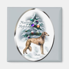 Imã Presentes de Natal em Saluki