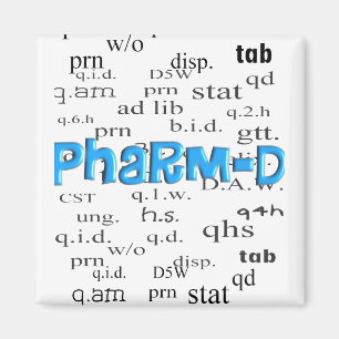 Imã Presentes de Pharm-D para Estudantes de Farmácia