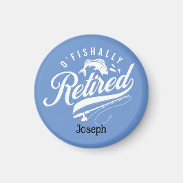 Imã Presentes De Reforma. Pescador/mulher. Nome editáv