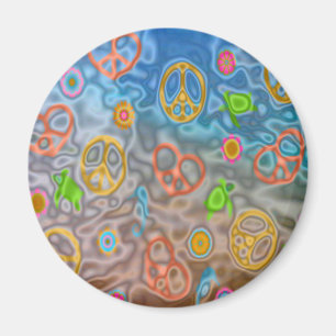 Imã Presentes de Roupa de vida no oceano Pacífico retr