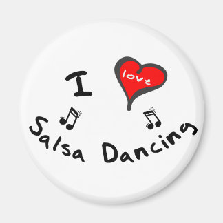 Imã Presentes de Salsa - Eu Coração Salsa Dançando