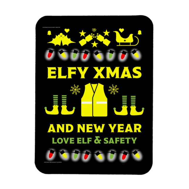 Ímã Presentes De Saúde E Segurança (Vertical)