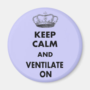 Imã Presentes de Terapia Respiratória "Fique Calmo e..