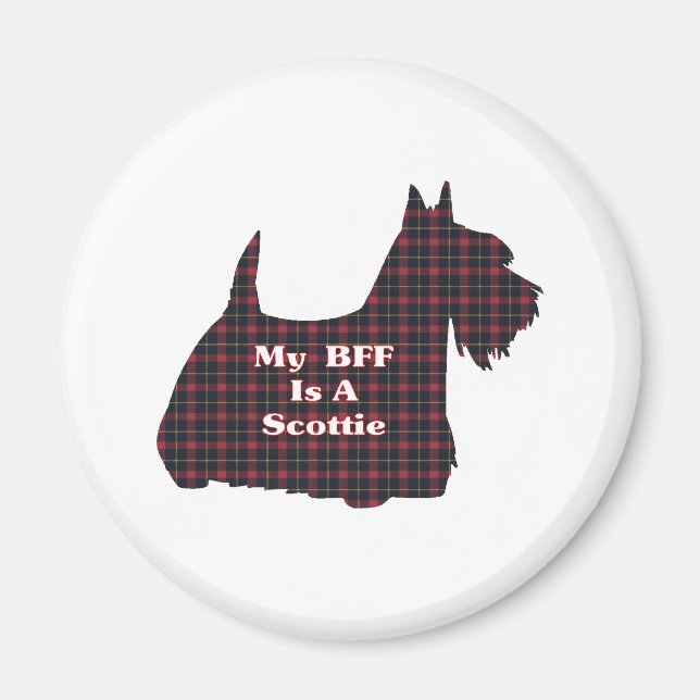 Imã Presentes de Terrier BFF escoceses (Frente)