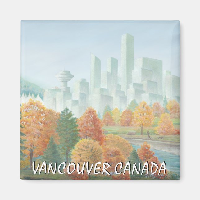 Imã Presentes de Vancouver Magnet Souvenir Vancouver L (Frente)
