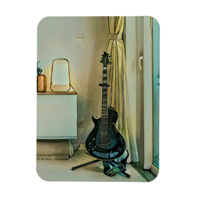 Ímã Presentes de violão para pai (Vertical)