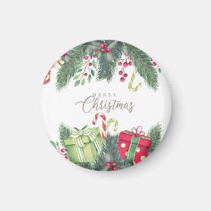 Imã Presentes Decoração Árvore Natal Feliz