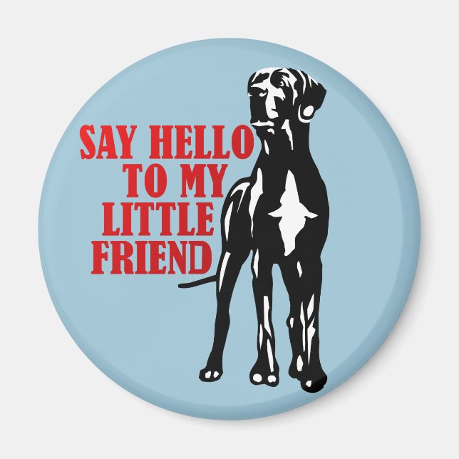 Imã Presentes divertidos para Great Dane (Frente)