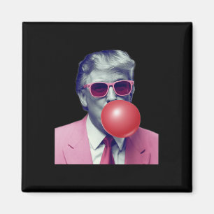 Imã Presentes Divertidos Trump Bubble Gum Yum