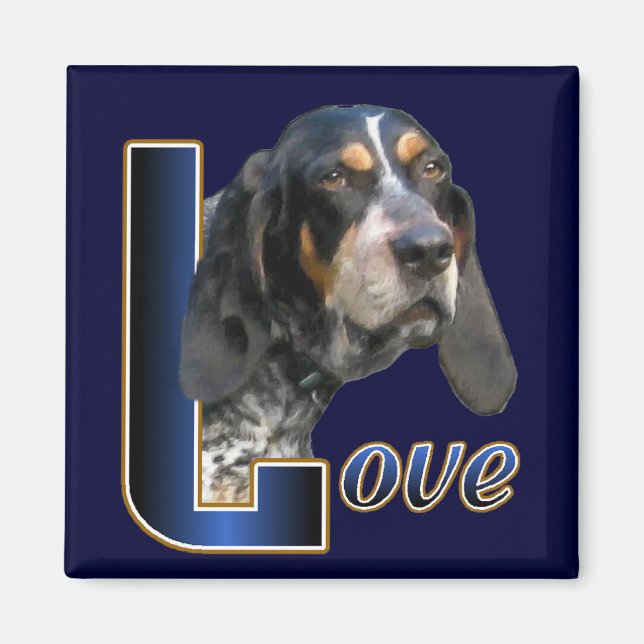 Imã Presentes do Bluetick Coonhound (Frente)