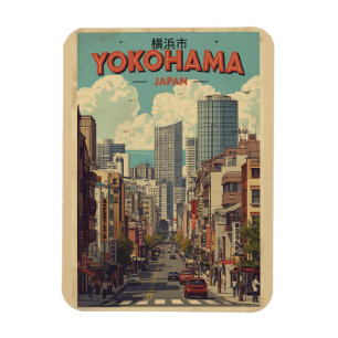 Ímã Presentes do Chinatown da cidade vintage de Yokoha