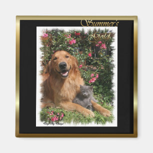 Imã Presentes do Golden Retriever