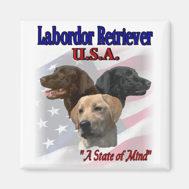 Imã Presentes do Labrador Retriever (Frente)