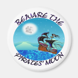 Imã Presentes do navio de pirata