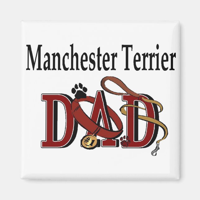 Imã Presentes do Pai Manchester Terrier (Frente)
