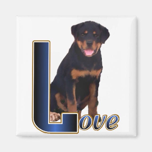 Imã Presentes do Rottweiler (Frente)