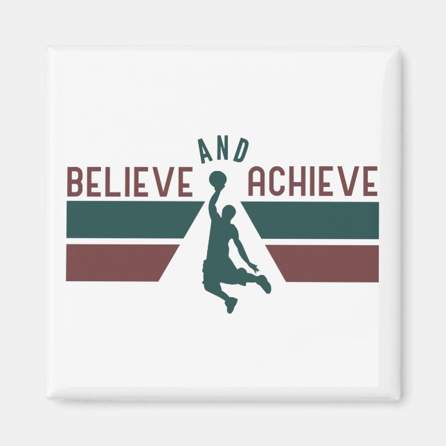 Imã Presentes do Ventilador de Basquete jogador de bas (Frente)