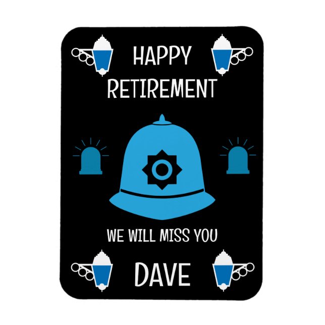 Ímã Presentes E Acessórios Da Polícia Britânica (Vertical)