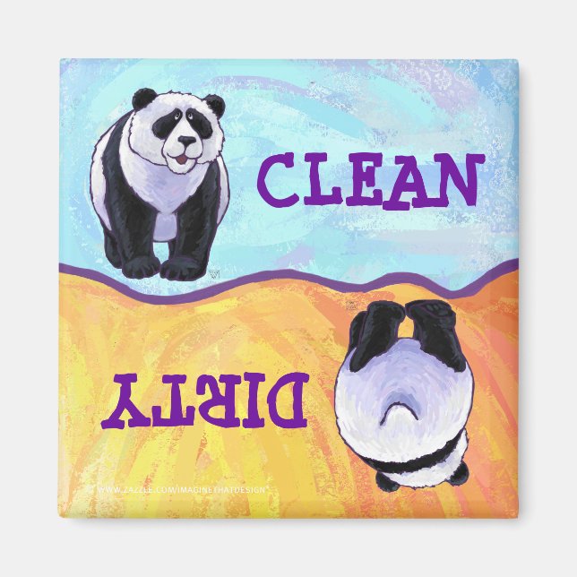 Imã Presentes e acessórios do Urso Panda (Frente)