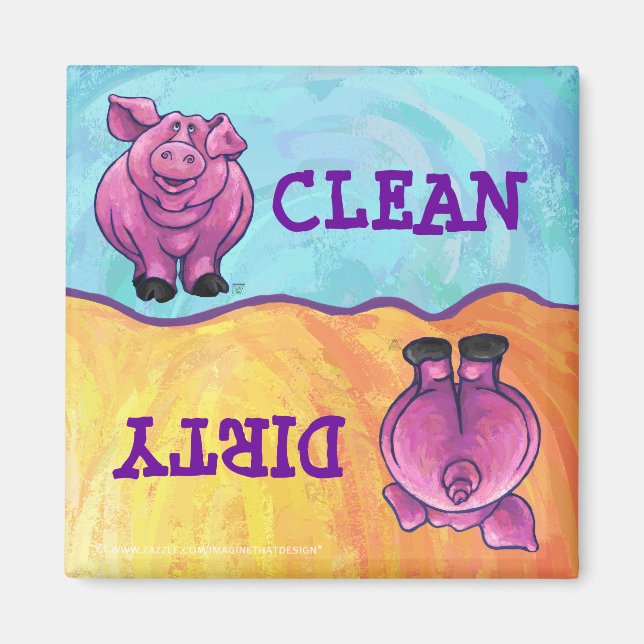 Imã Presentes e acessórios para porcos (Frente)