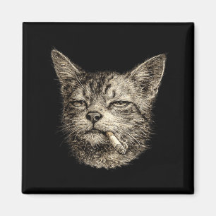 Imã Presentes engraçados estilo Vintage Cat Street Y2K