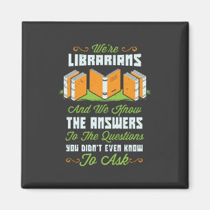 Imã Presentes Engraçados para Bibliotecários