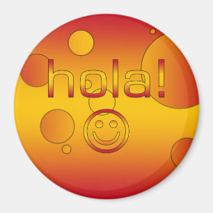 Imã Presentes espanhóis: Olá!/Hola enfrenta