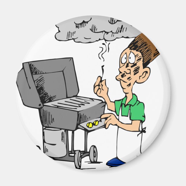 Imã Presentes Humrous Grill (Frente)