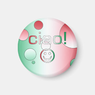 Imã Presentes Italianos: Alô / Rosto Ciao