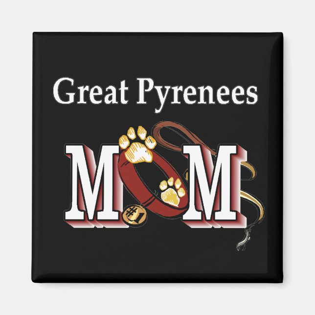 Imã Presentes MOM de Pirenéus excelentes (Frente)