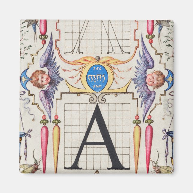 Imã Presentes Monográficos, Alfabeto A, Letras A (Frente)