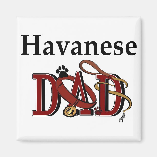 Imã Presentes Pais do Havanês (Frente)